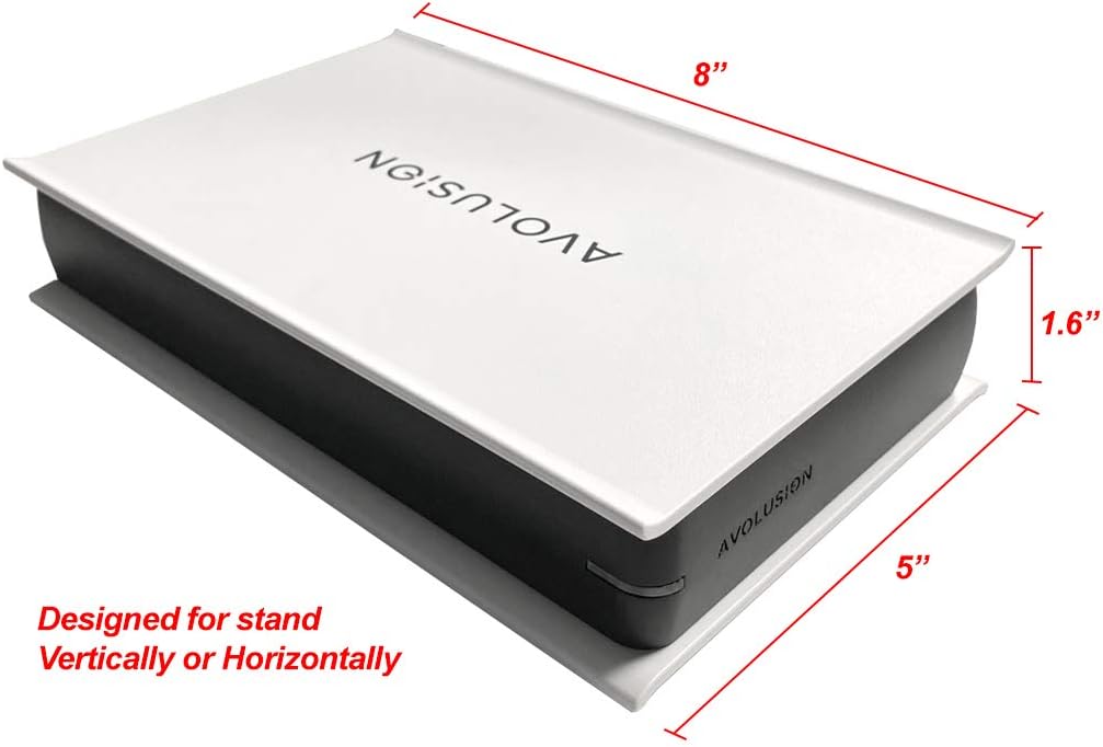 4TB USB 3.0 External Hard Drive White Pack of 2 N7683