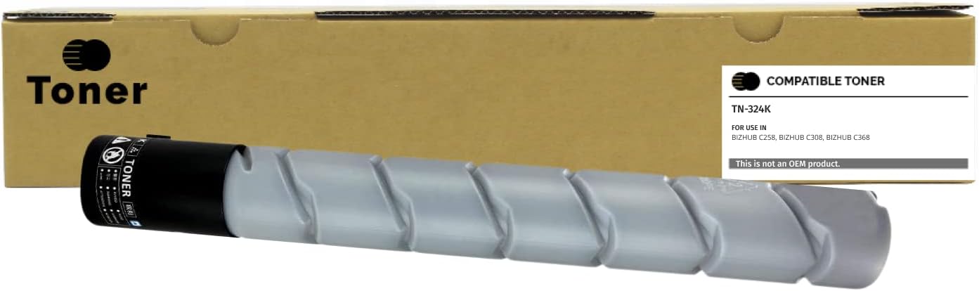 Compatible Konica Minolta 4-Pack TN-324 Replacement Toner C853128