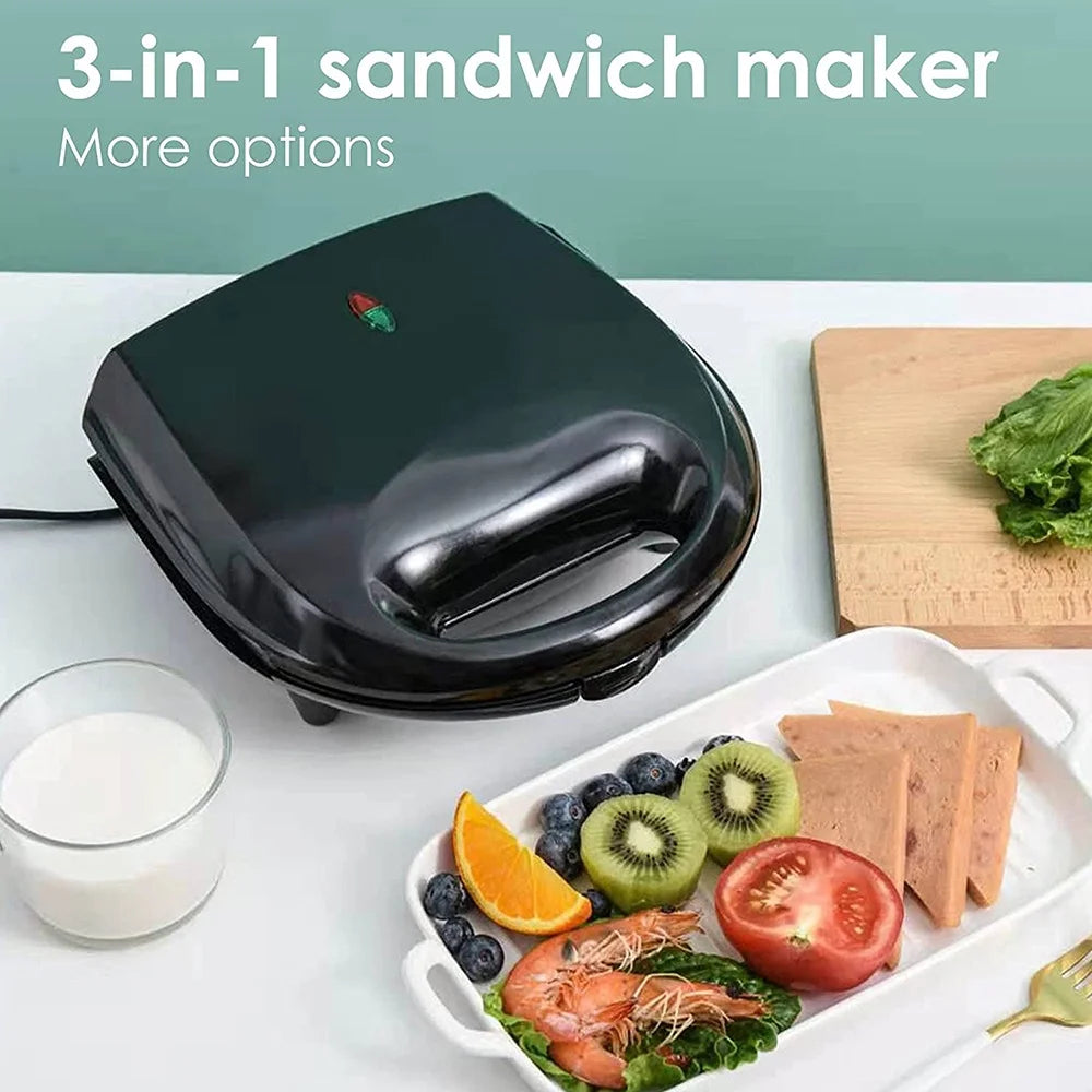 Stainless Steel Electric Baking Pan Sandwich Waffle Maker B88743