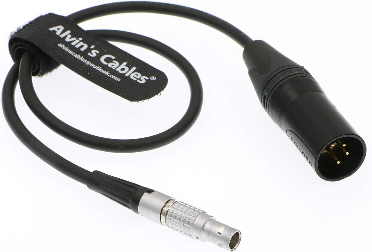 XLR 4 Pin Male to 2 Pin Male Cable, Pack of 2 K342815