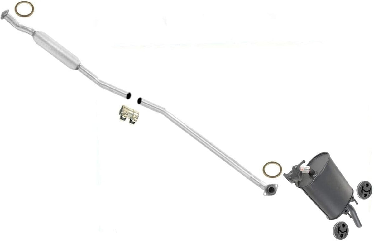 Extension Resonator Pipe & Muffler for Toyota Corolla 1.6L 1993-1995 F8652