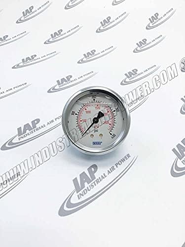 0-400PSi 1/4" NPT Gauge Pack of 2 U5399