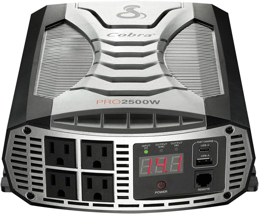 3000W Power Inverter with 4 AC Outlets and 2 USB Ports H151