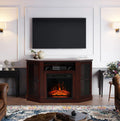 Corner Fireplace TV Stand with Electric Fireplace I94720