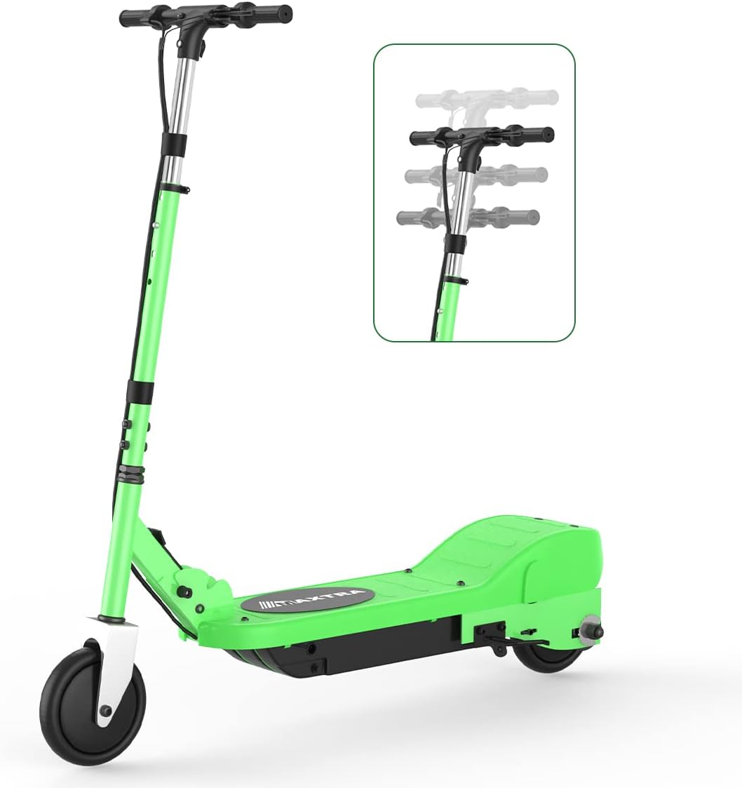 Electric Scooter, Foldable, Adjustable Height, 10mph, 155lbs Max Load A5603