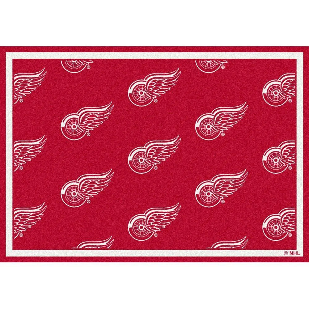 NHL Detroit Redwings Repeat Rug S3246
