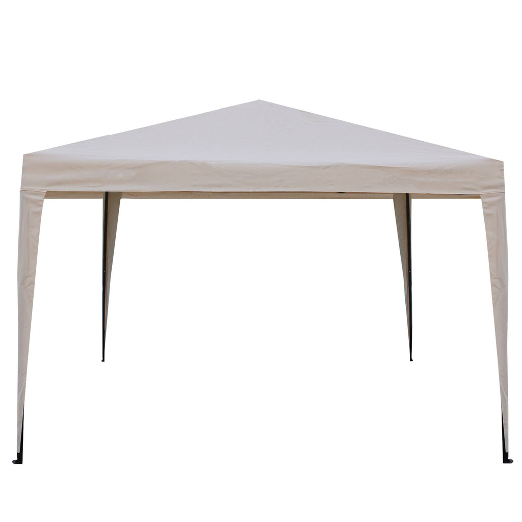 Beige Pop-Up Outdoor Canopy Gazebo T423464
