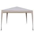Beige Pop-Up Outdoor Canopy Gazebo T423464