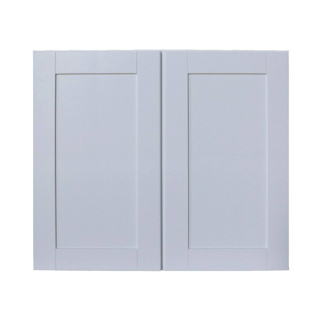 White Double Door Wall Cabinet Y82193