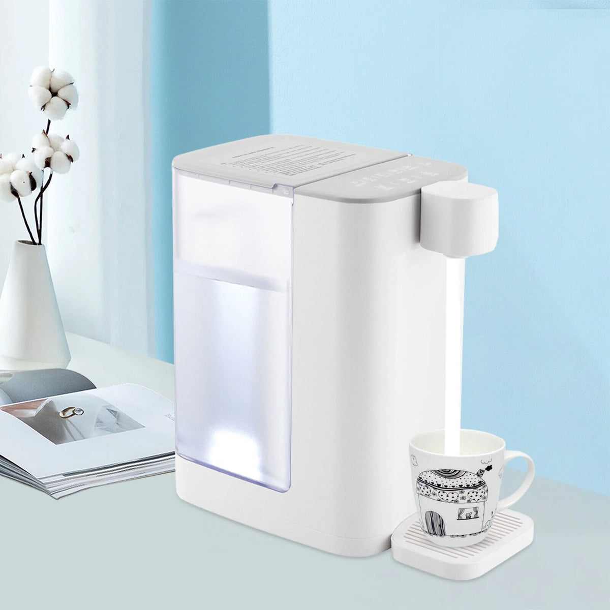 2000W 3L Electric Instant Hot Water Dispenser With Temperature Control H271