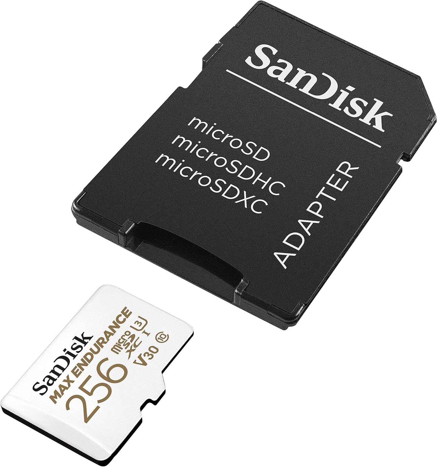 256GB MAX Endurance microSDXC Card with Adapter, C10, U3, V30, 4K UHD, Pack of 2 T93380