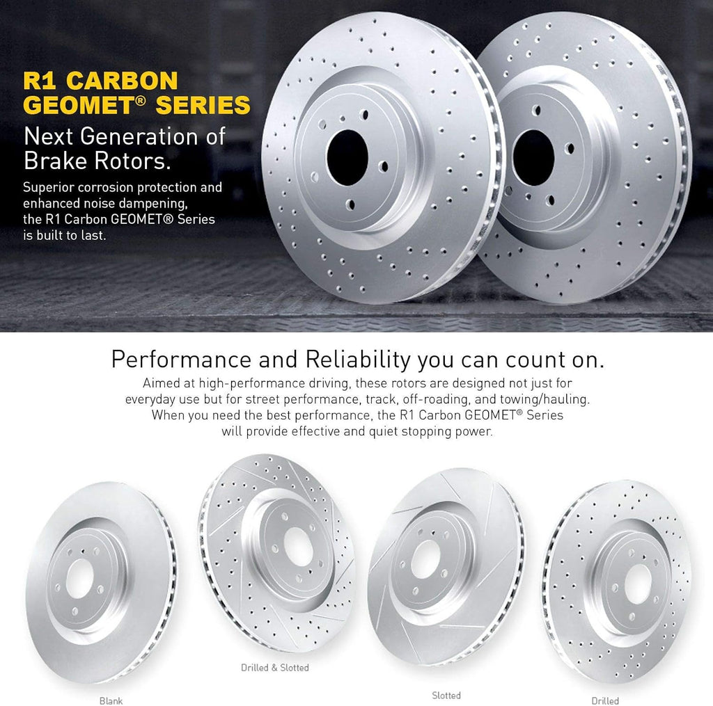 Brake Pads and Rotors Kit with Hardware and Sensor Kit T457
