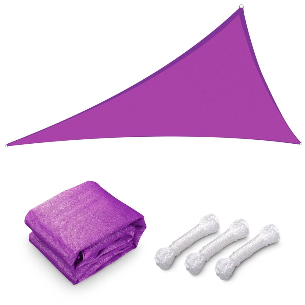 Fuchsia Triangle Sun Shade Canopy 25ft Z7692
