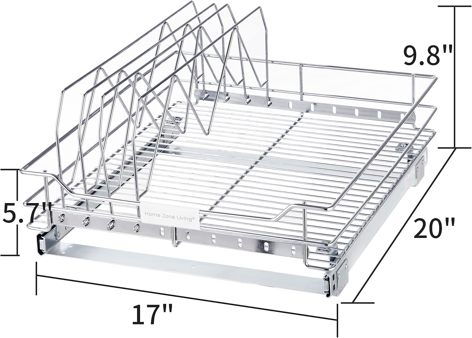 Pull Out Drawer Cabinet Organizer with Slide Out Shelves I653990