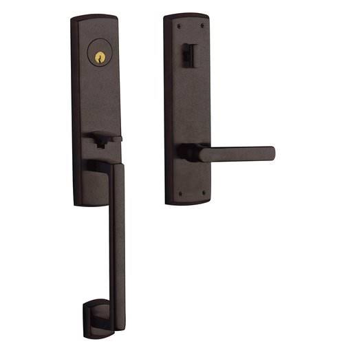 Polished Brass Left Hand Full Dummy Handleset I917