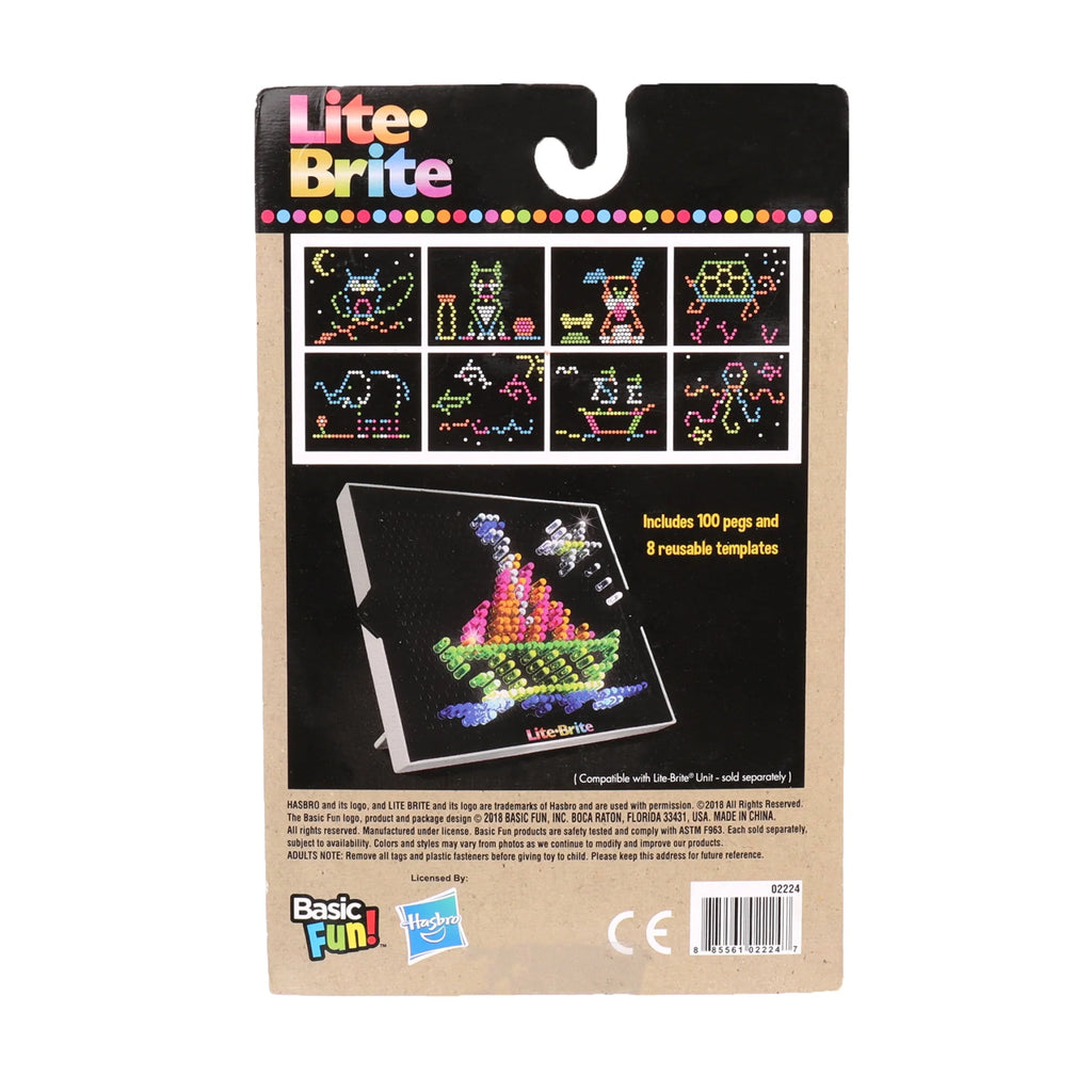 100 Pegs and 8 Templates Refill Pack F1573