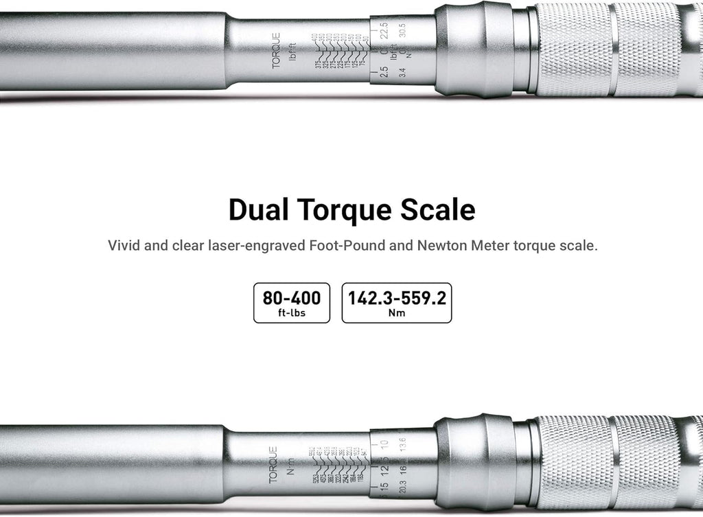 3/4-in 80-400 Foot Pound Torque Wrench X716