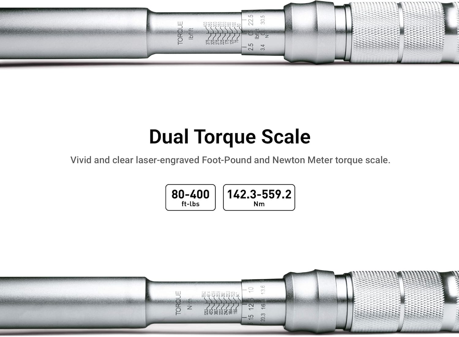 3/4-in 80-400 Foot Pound Torque Wrench X716