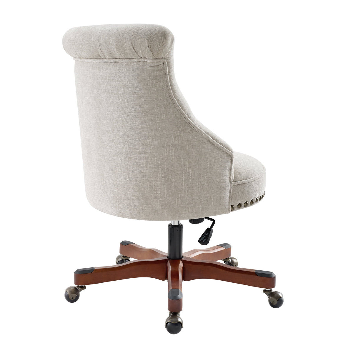 Off-White Swivel Manager's Chair with Adjustable Height F403583