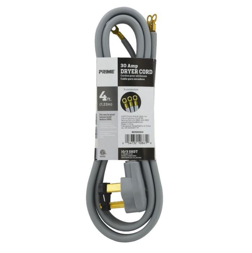 3 Pack 30 Amp 3-Wire Dryer Cord K93258