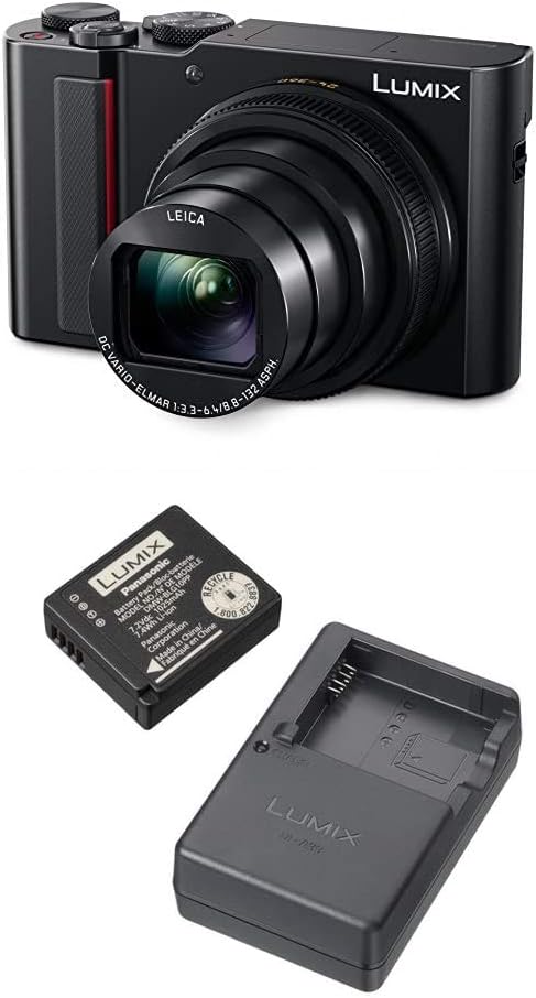 Black 20.1 Megapixel 1-Inch Sensor 10X LEICA DC VARIO-ELMARIT Lens Digital Camera R74036