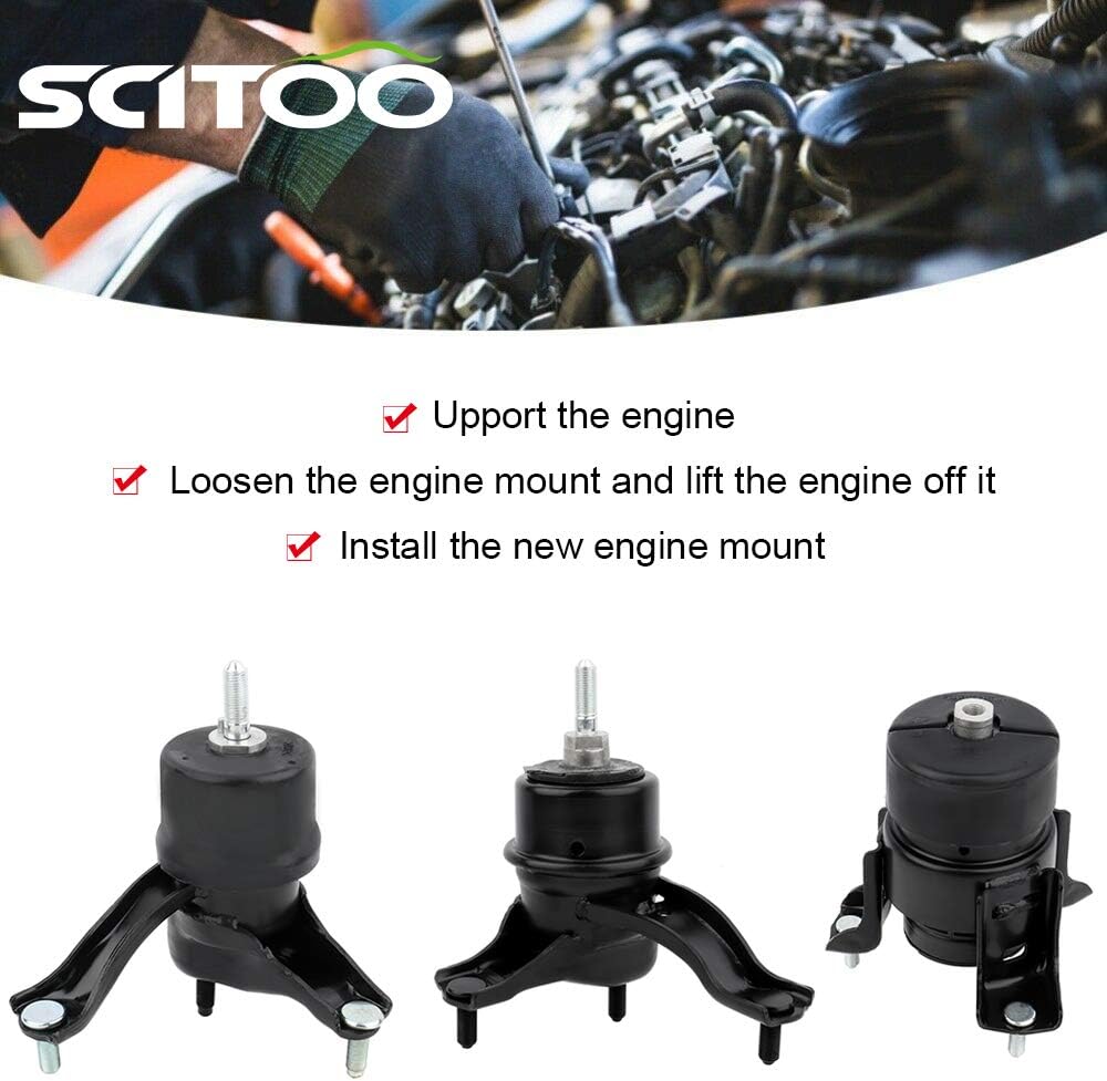 Engine Motor Set 4PCS 3.5L Pack of 2 X230