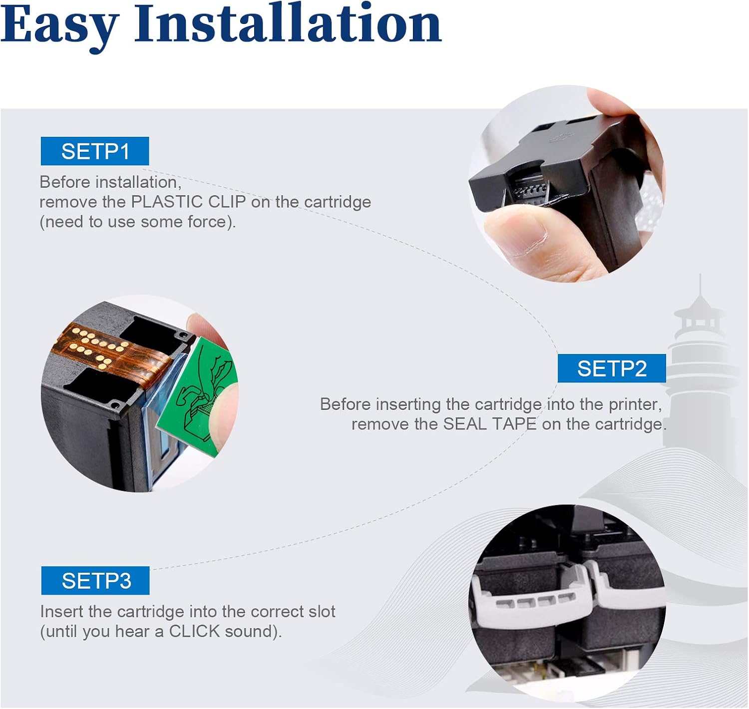 Black Ink Cartridge 3 Pack L844909