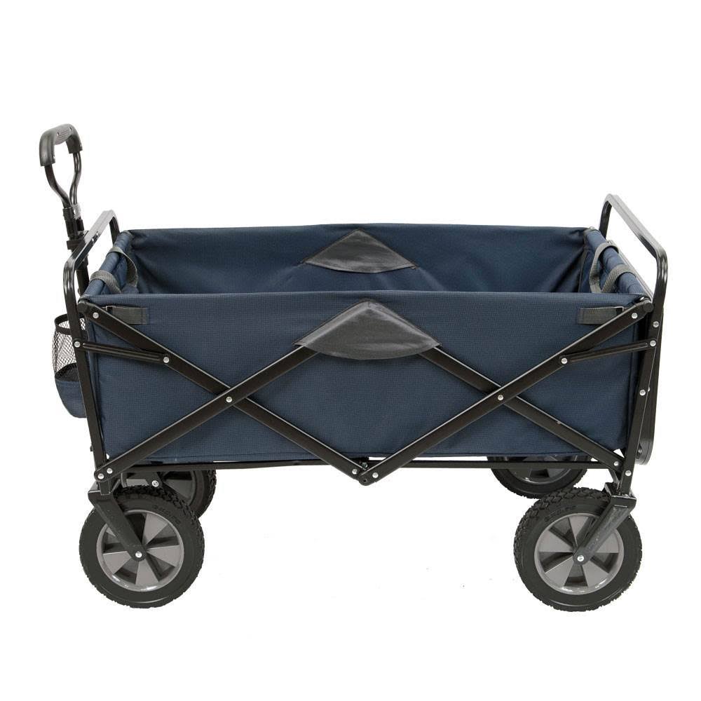 Navy Collapsible Utility Wagon Cart with Table B280841