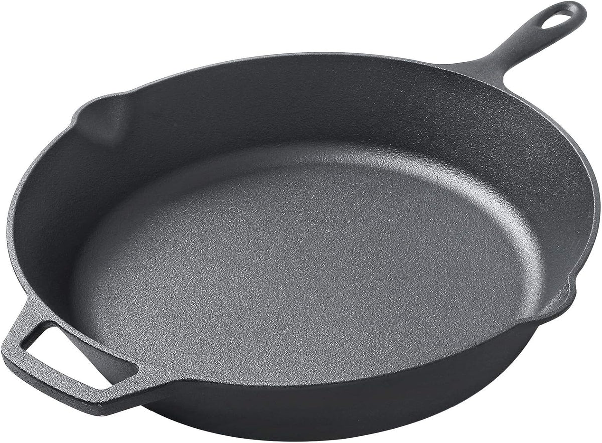 Large 17 Inch Cast Iron Skillet M349