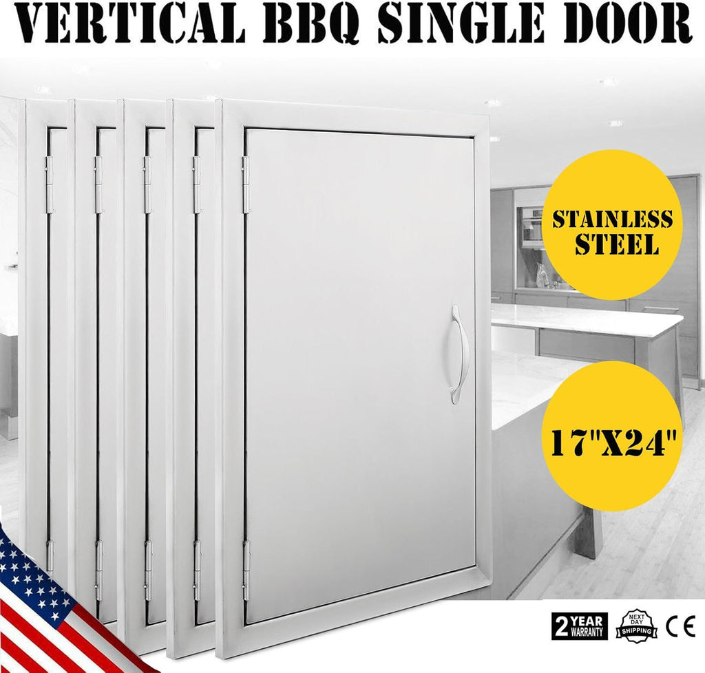 17 Wx24 H Stainless Steel Single Vertical Door C4151