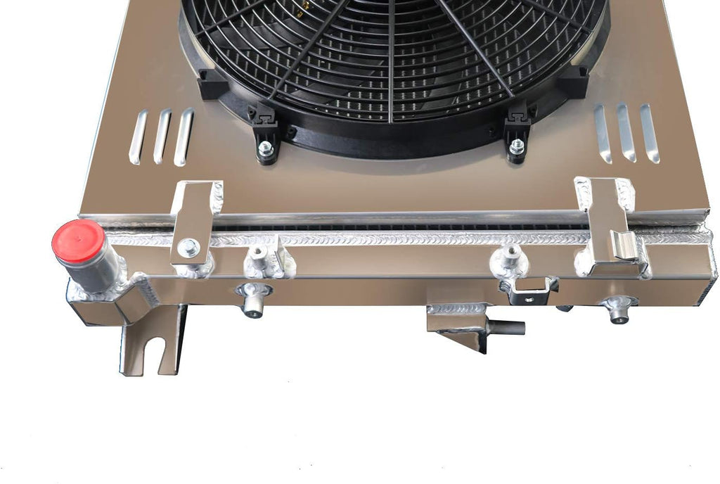 2 Row All Aluminum Radiator with Shroud Fan and Relay U702927
