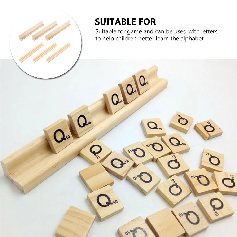 6Pcs Wooden Domino Holders O304