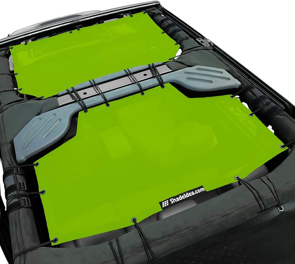 JKU 4 Door Front & Rear Black Mesh Sun Shade Z15961