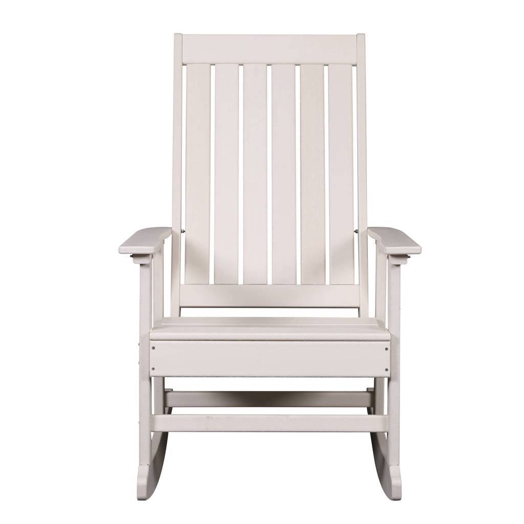 Black Tek-Wood Adirondack Rocker Chair L64412