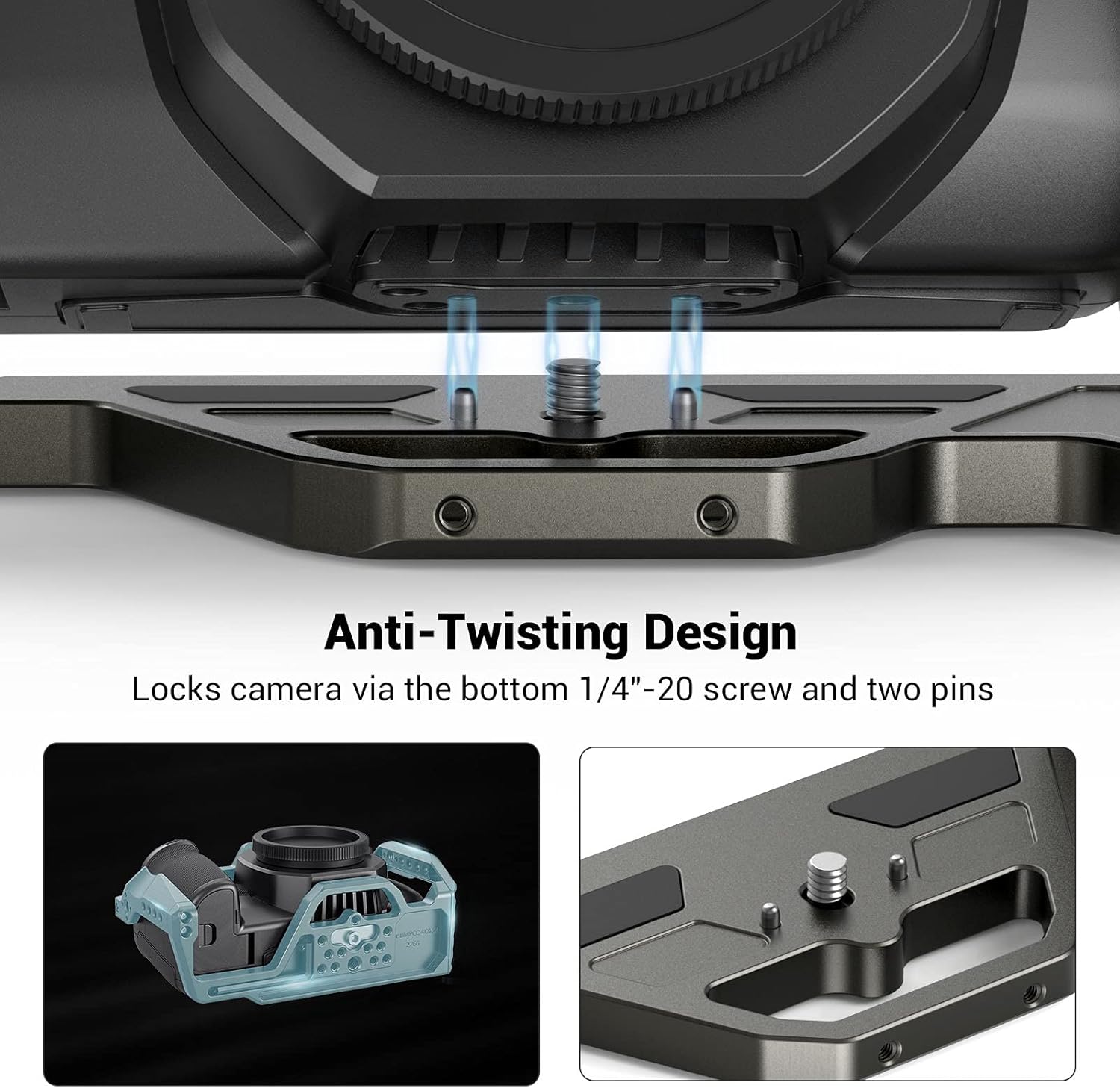 Camera Cage for BMPCC 4K & 6K with NATO Rails H907795