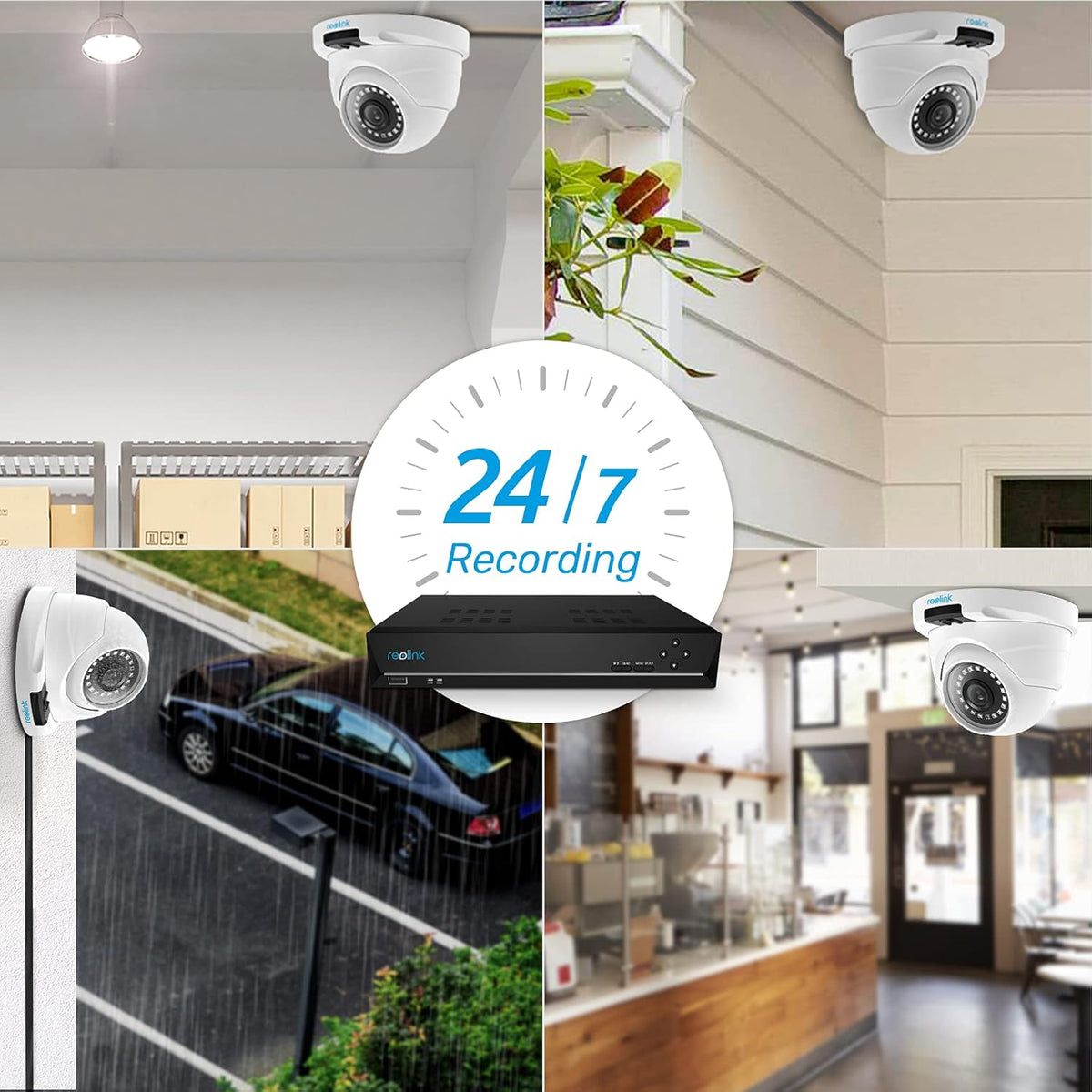4MP PoE IP Camera Outdoor Video Surveillance Cam H85422