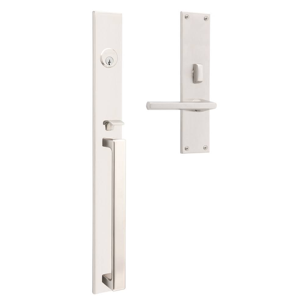 Satin Nickel Single Cylinder Mortise Handleset H8106