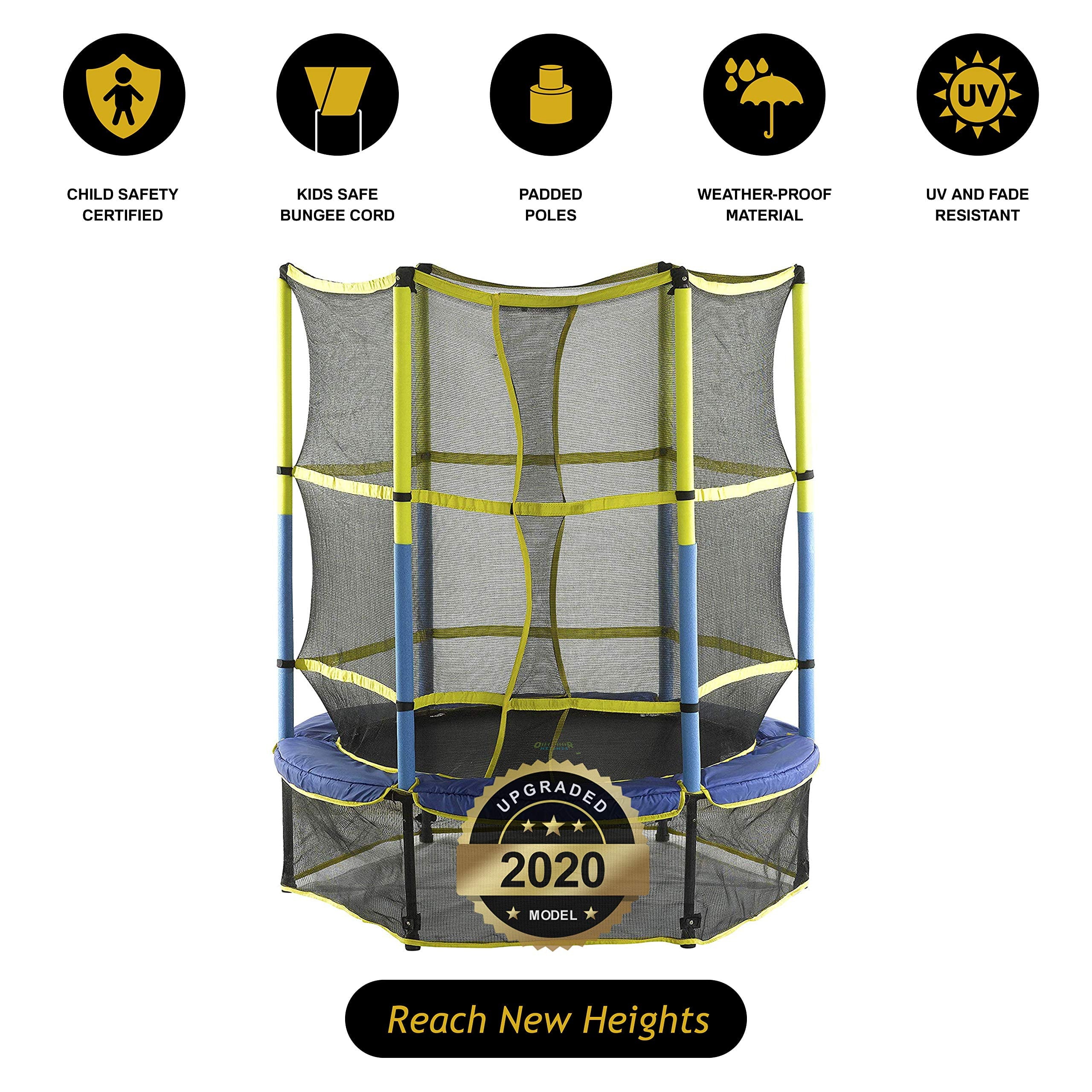 55" Kiddy Trampoline & Enclosure Set T40787