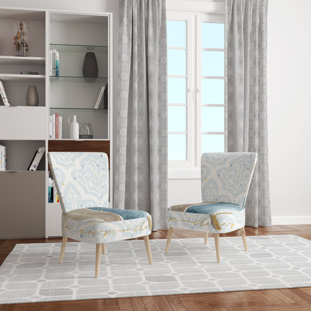 Upholstered Traditional Accent Chair S8741