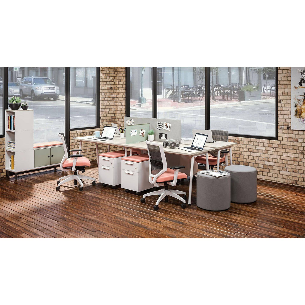 Salmon 2-Drawer Mobile Pedestal H313
