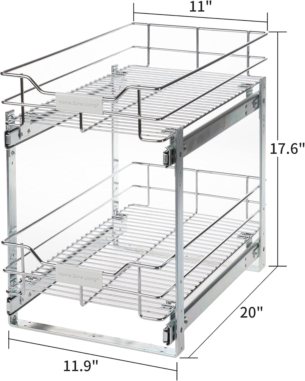 Pull Out Drawer Cabinet Organizer with Slide Out Shelves I653990