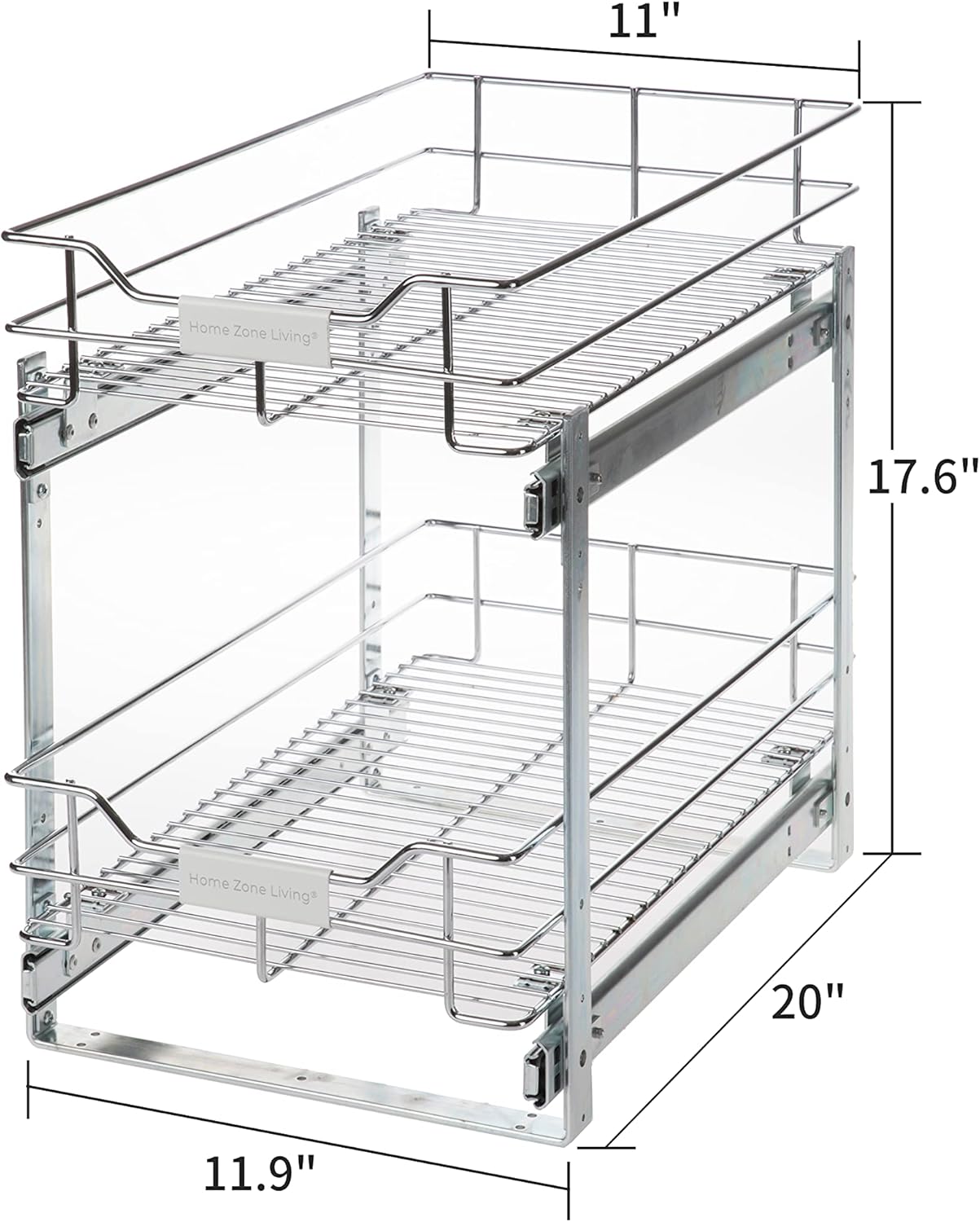 Pull Out Drawer Cabinet Organizer with Slide Out Shelves I653990