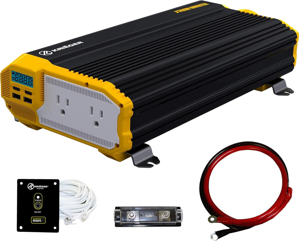 2000 Watts Modified Sine Wave Power Inverter with Dual AC Outlets V891