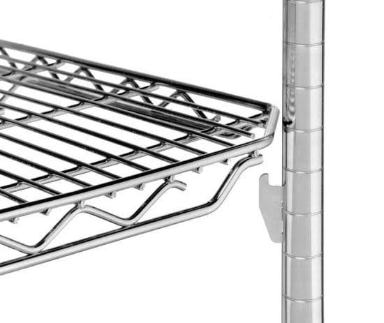 Smoked Glass Wire Shelf V573