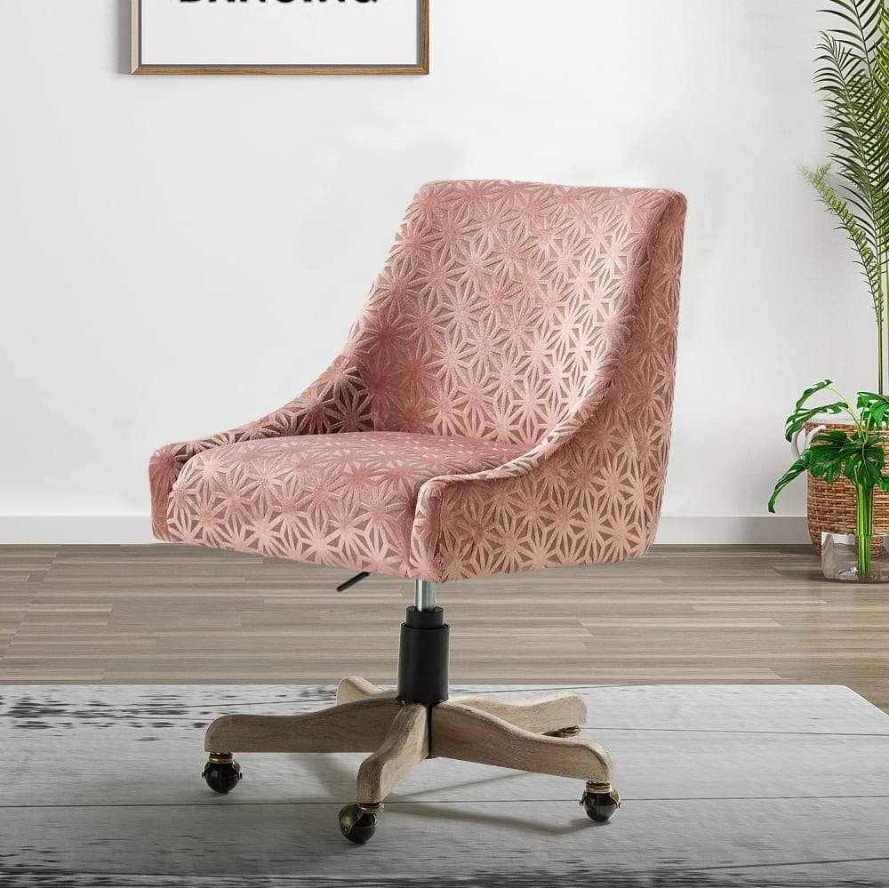 Jacobean Pink Task Chair G6236