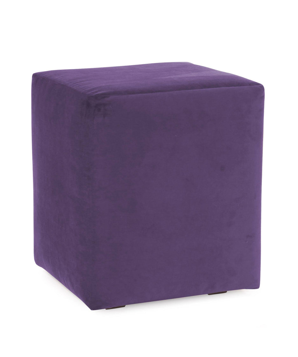 Eggplant Cube Ottoman O824206
