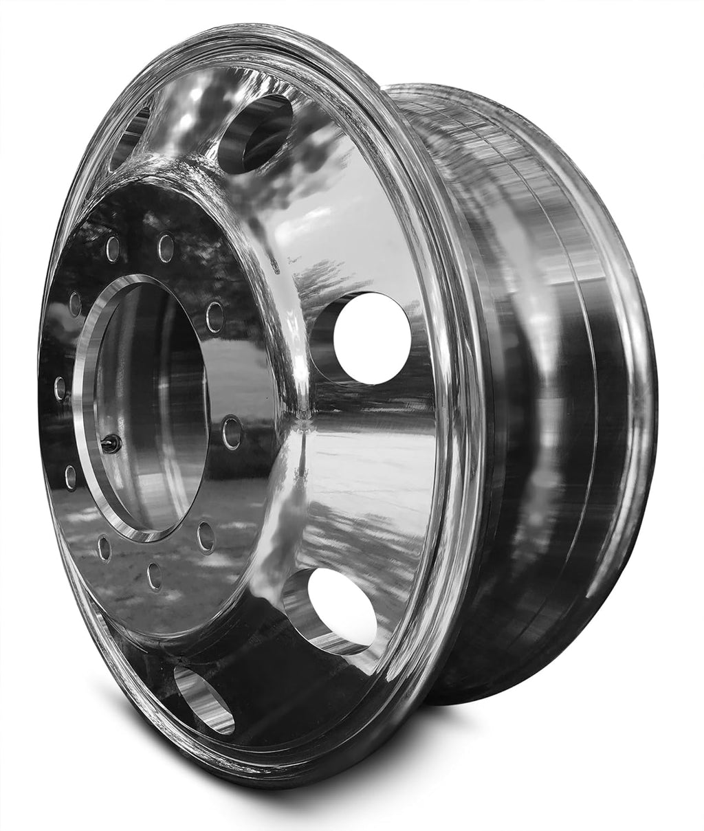 Polished 19.5 Inch 10 Lug Aluminum Dually Rim U8133
