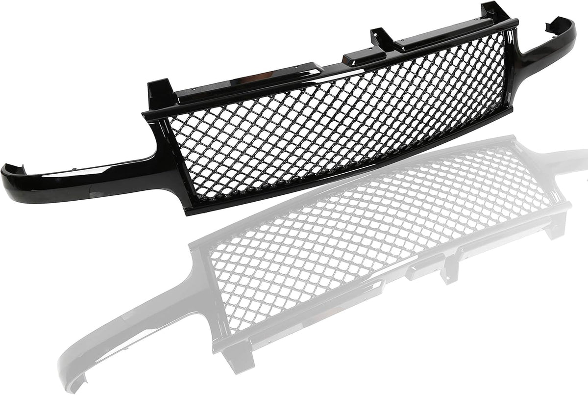 Black Mesh Front Hood Grill Cover L9711