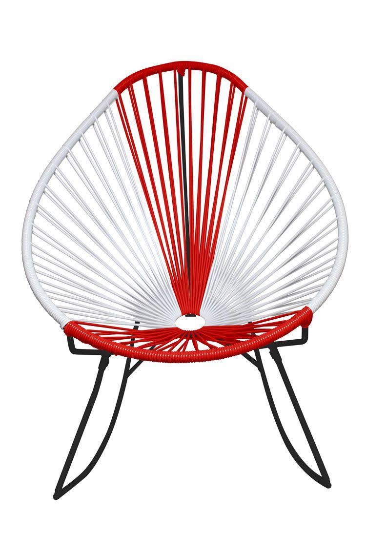 Black/Ivory Rocker Chair O243928