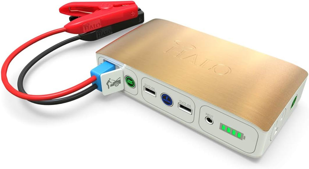 Rose Gold Portable Phone Laptop Charger Car Jump Starter with AC Outlet J382345